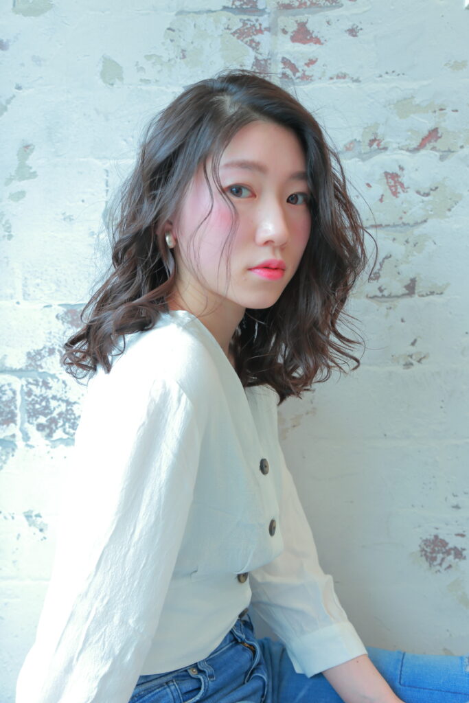 新潟市東区紫竹の個人美容室ユネスヘアー パーマミディアム